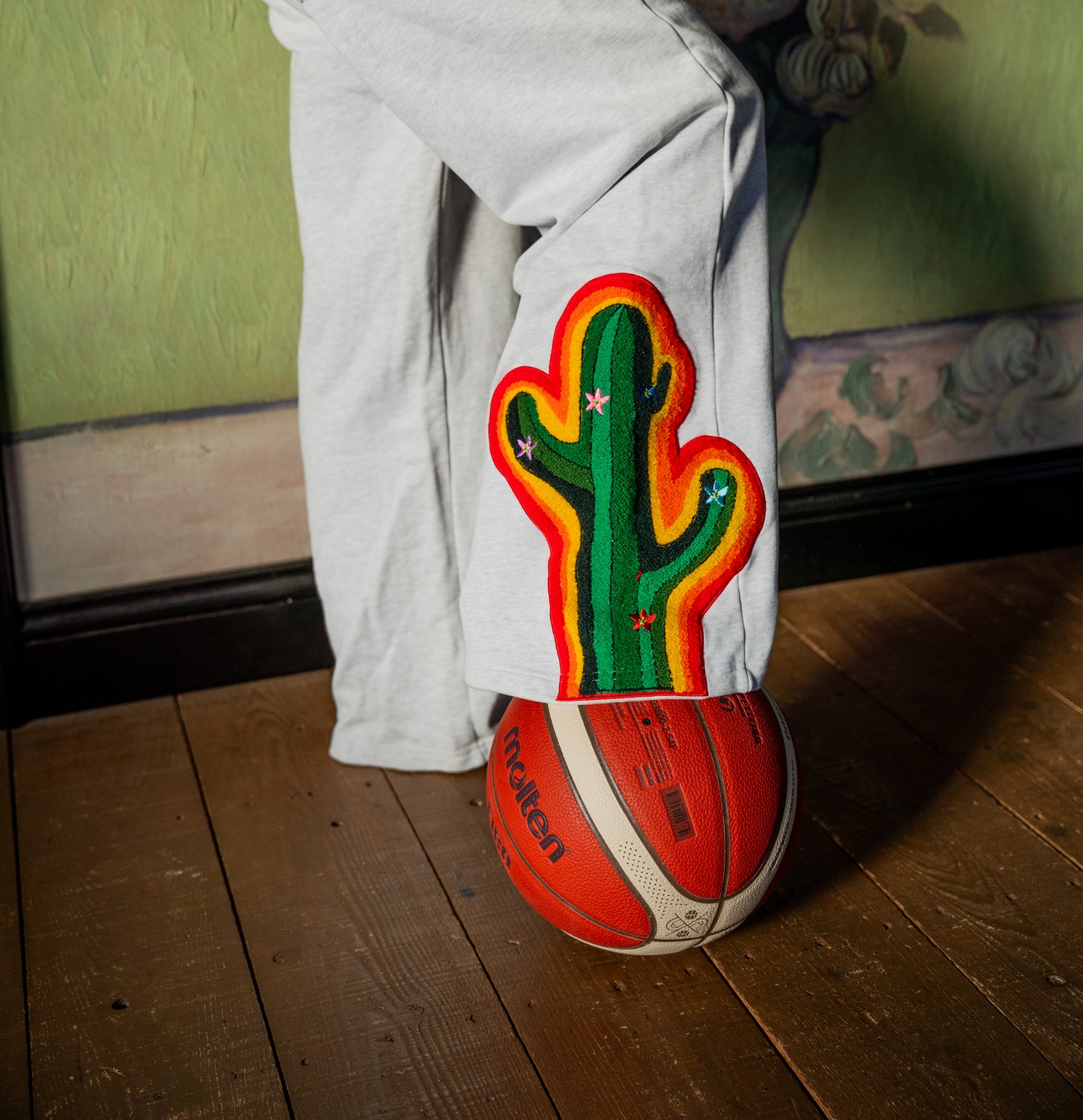 Grey Cactus Sweats